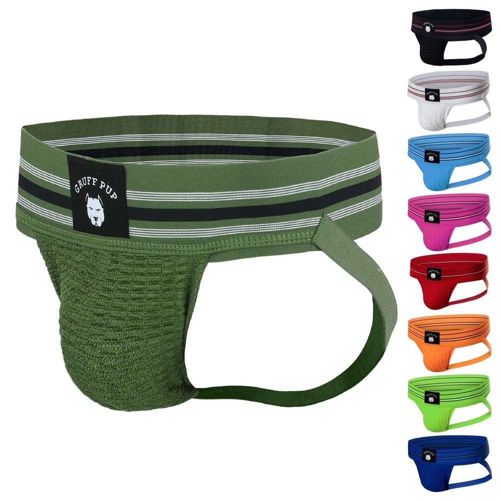 Quarterback Jockstrap - Army Green - Medium