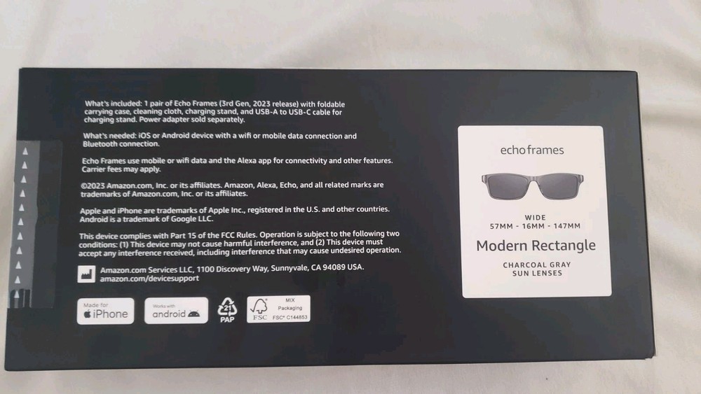 Amazon Echo Frames 3rd Gen NEW SEALED