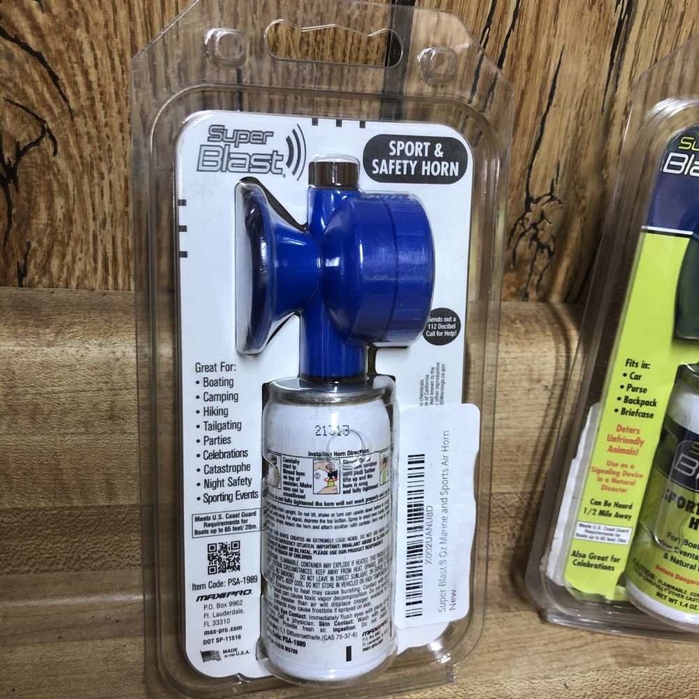 2 Pack Super Blast Sport & Safety Horn New