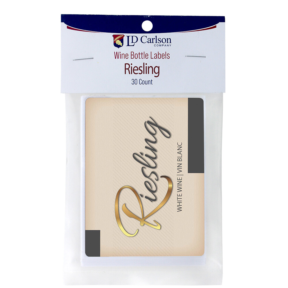 Riesling Wine Labels 30/Pack Varietal Collection