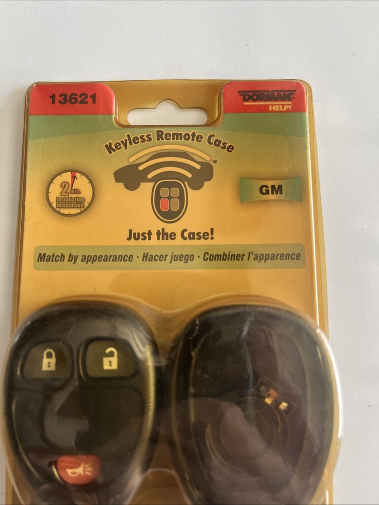 Dorman HELP! 13621 Keyless Remote Case For Various GM Models