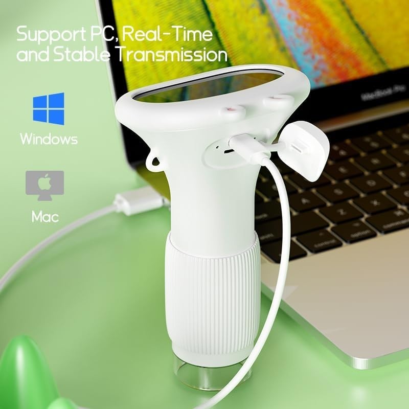 Kids Microscope Digital Camera, 1000X Handheld Camera Microscope for Kids wit...
