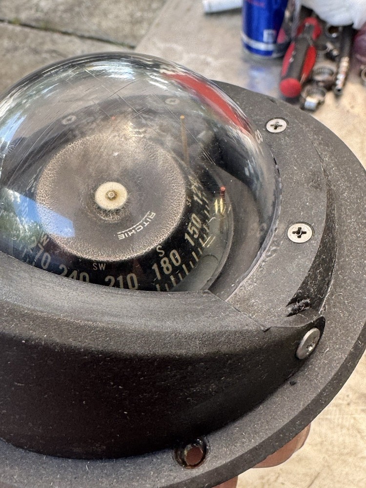 Ritchie F-83 Voyager Compass Flush Mount Black