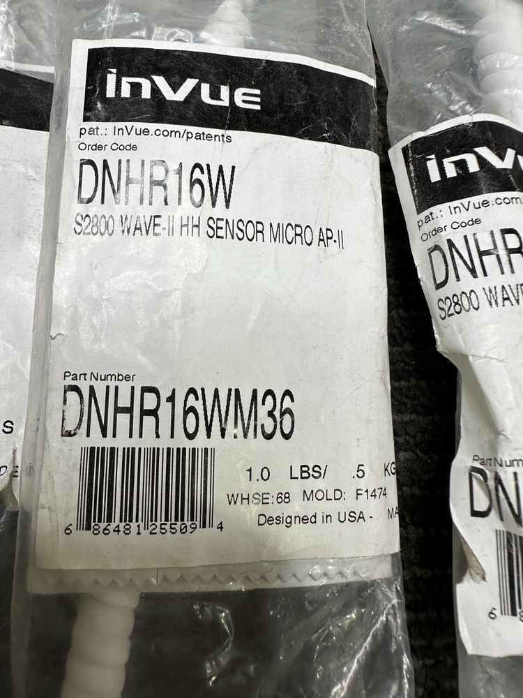 (5) InVue S2800 Wave II Tab Sensor Micro AP-lol USB White-DNTR16WF59 Security