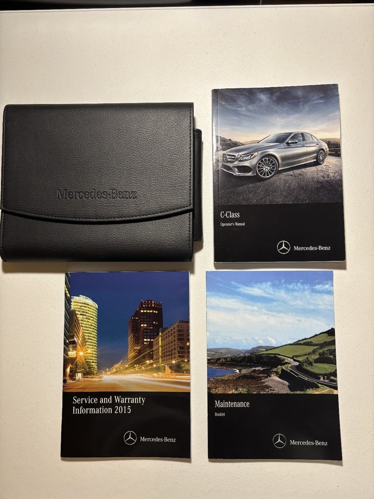 2015 Mercedes-Benz C-Class Operator's Manual OEM Set