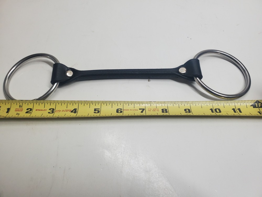 Loose Ring Leather Snaffle Bit Unbranded