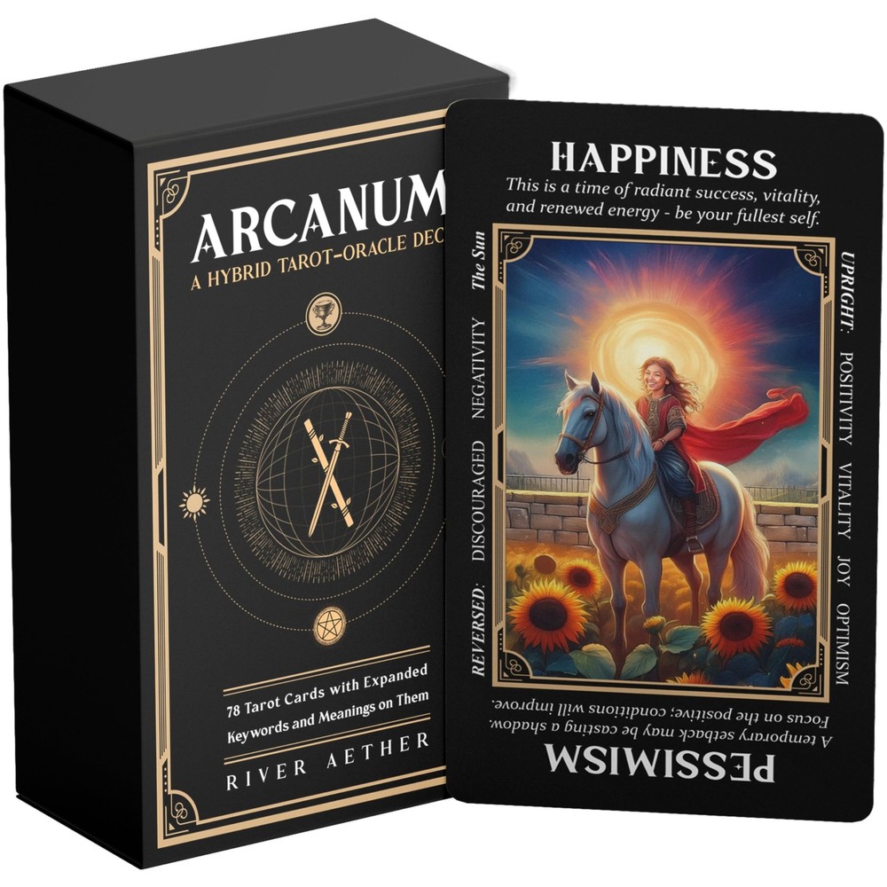 Arcanum: A Hybrid Tarot-Oracle Deck with Expanded Keywords by River Aether - ...
