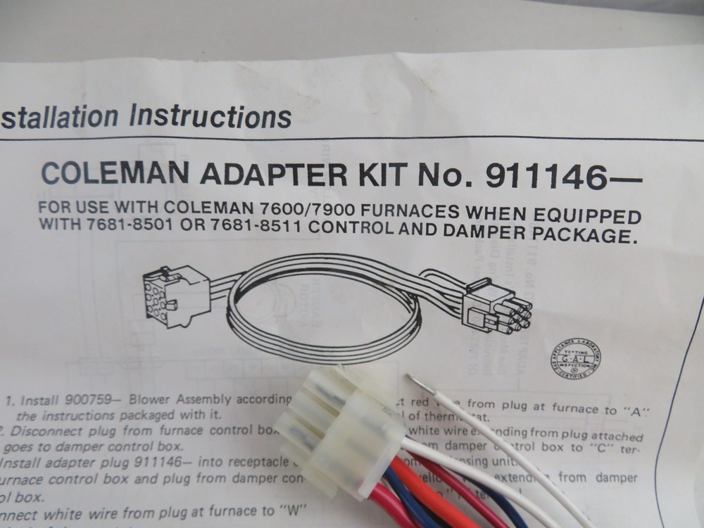 Coleman Adapter Kit 911146