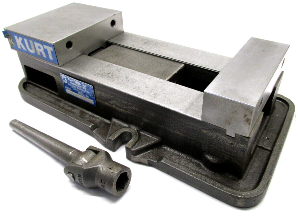 KURT ANGLOCK 6" MILLING MACHINE VISE w/ HANDLE - #D675