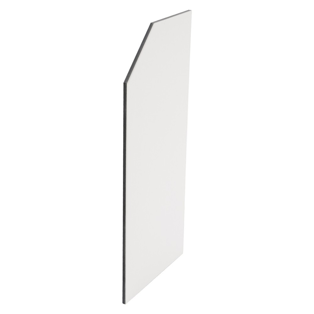 Wall-Mounted Urinal Partition Panel with Bevel Angle for Privacy