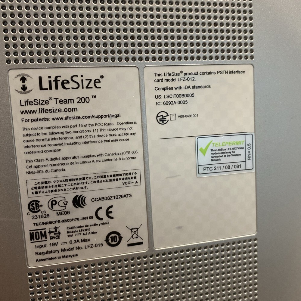 LifeSize Team 200 HD Complete Video Conferencing System