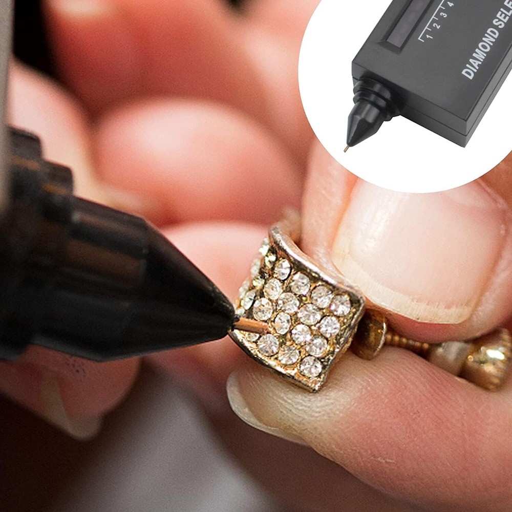Electronic Diamond Gemstone TESTER analyzer check real fake cubic ring zirconia