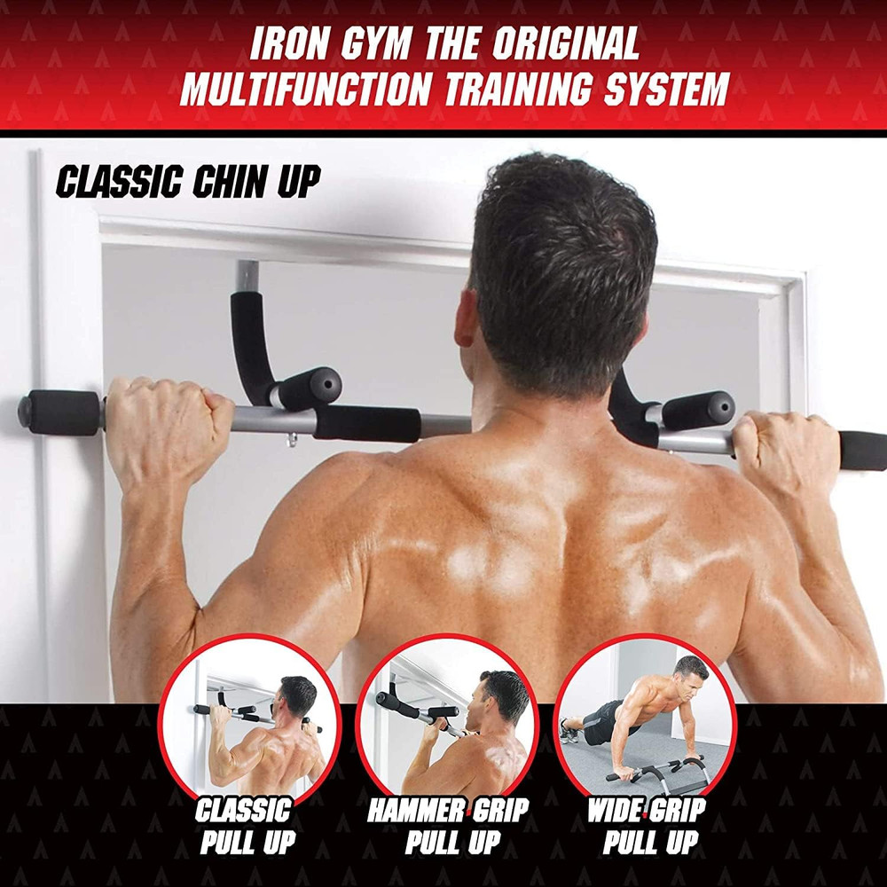 Pull-Up Bar - Total Upper Body Workout Bar for Doorway, Adjustable Width Locking