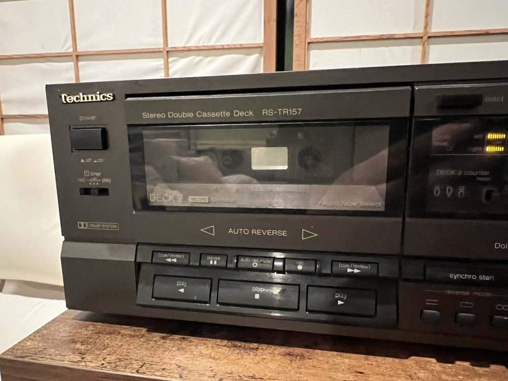 Vintage Technics RS-TR157 Stereo Double Deck