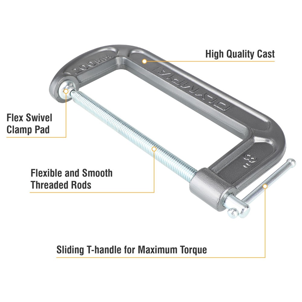 S Cclamp 8" X 4" 38148 B