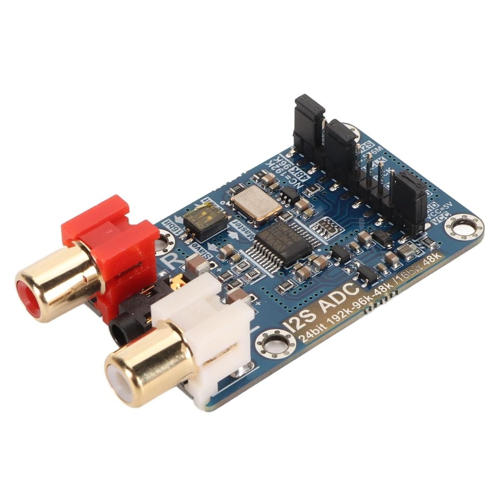I2S ADC Audio Card Module, 24bit 192k 96k Master Mode Development Board,...
