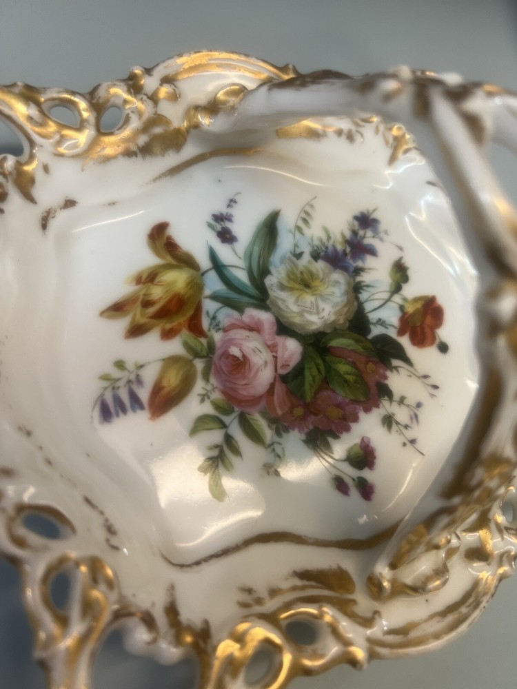 Porcelain Dish With Flowers