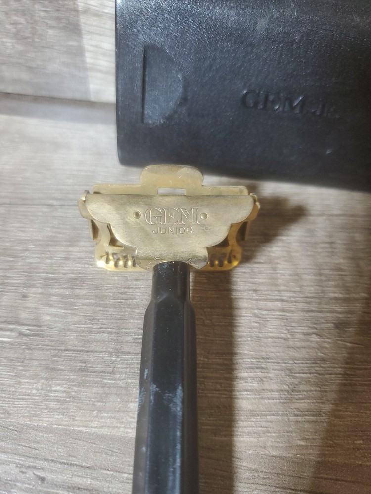 Vintage GEM Junior Razor Set with Original Case RARE