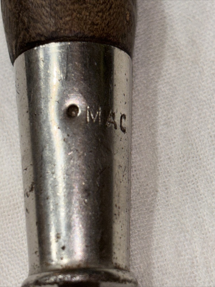 Vintage Mac Tools Flathead Screwdriver Mac Imprinted 10.5” Total Length