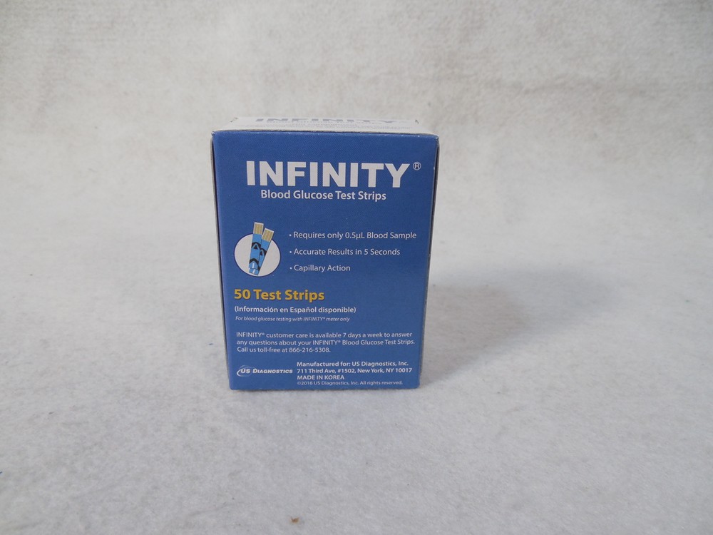 INFINITY Diabetic Blood Glucose Test Strips 200ct with Meter