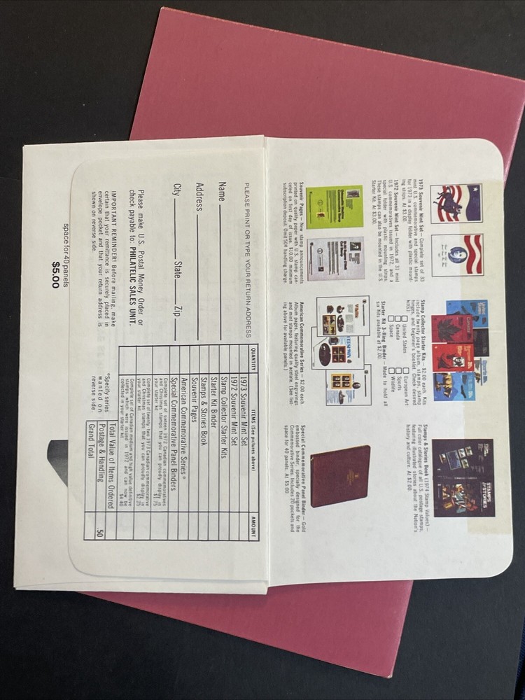 1973 USPS Publication - Canada Stamp Collector Starter Kit
