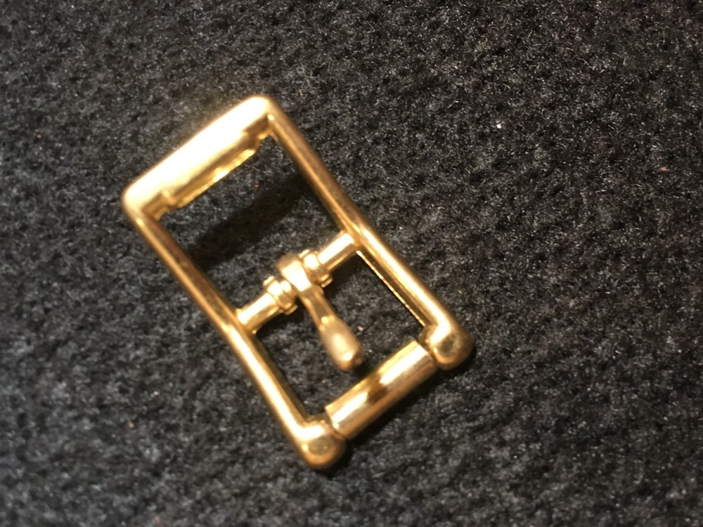 Roller Buckle -5/8" - Solid Brass - Pack of 4 (F260)