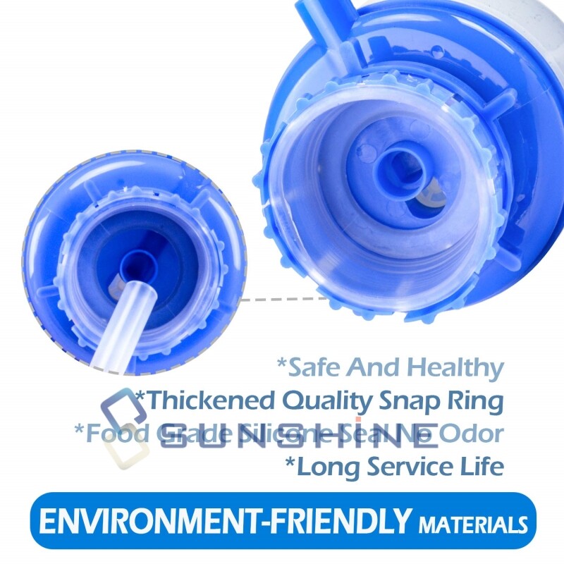 Hand Press Water Pump Dispenser 4/5/6 Gallon Easy Manual Bottled Drinking Water