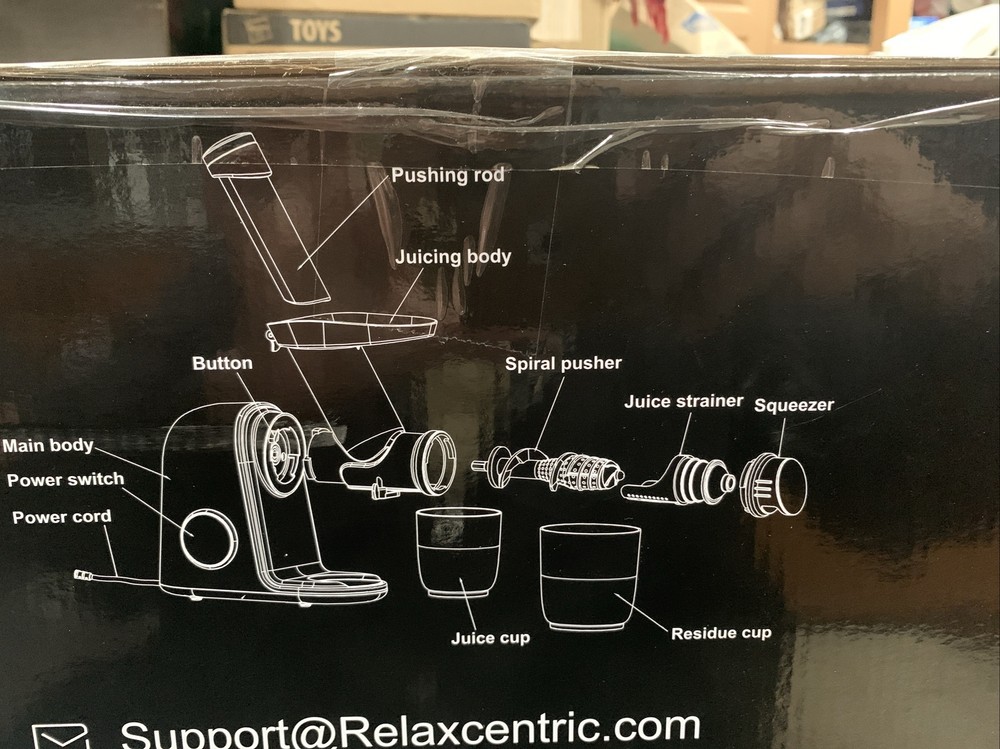 Relax-centric Juicer Machines, Slow Masticating Juicer White