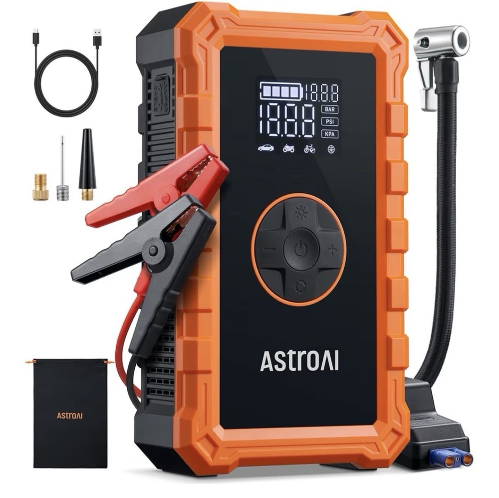 Astroai Jump starter with Air Compressor Model S8 Air