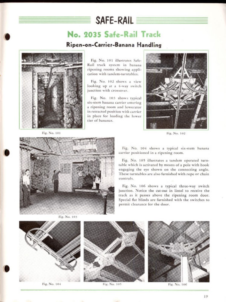 Safe-Rail Industrial Track Equipment 1954 Catalog