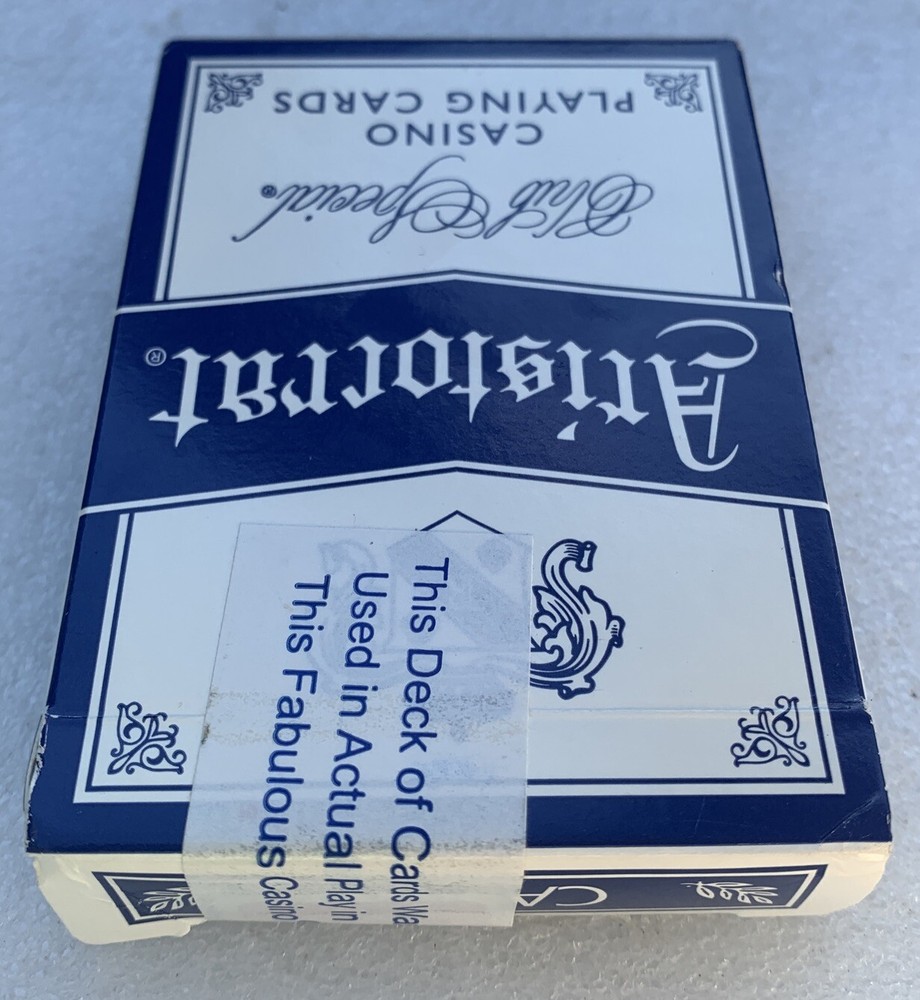 Harrahs Reno Card Deck Aristocrat