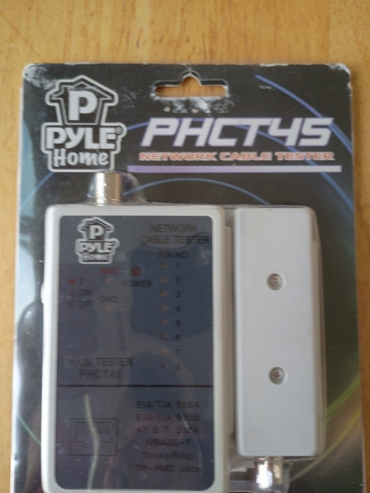 Pyle Home PHCT45 Network Cable Tester Power Supply Tester