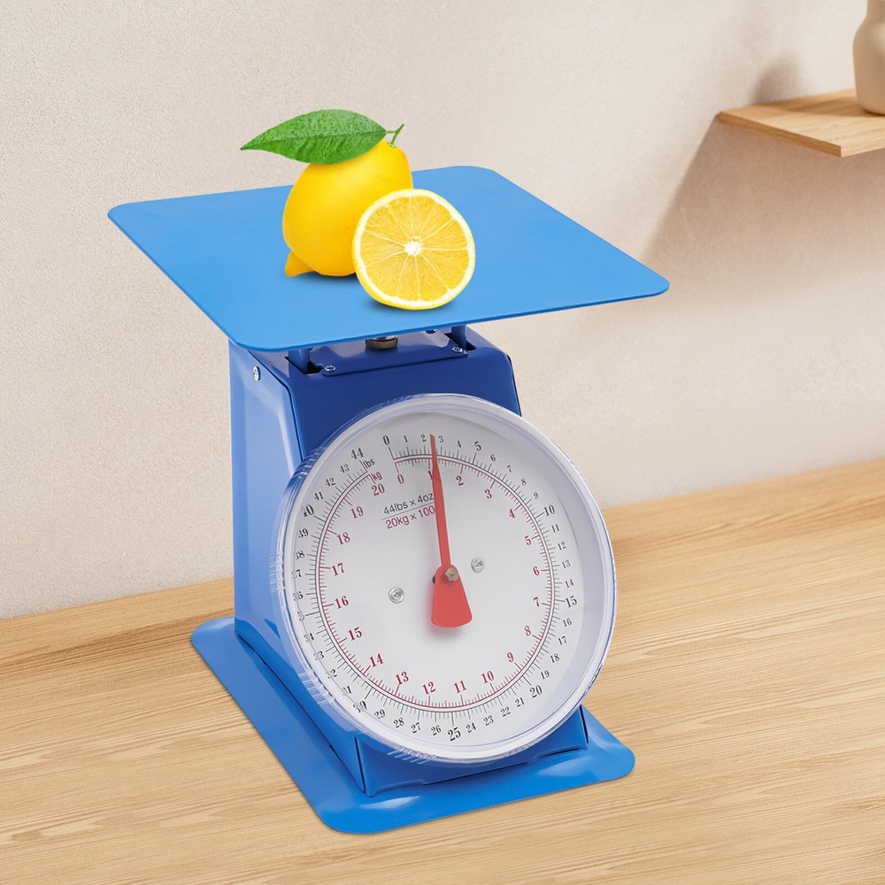 Industrial&Heavy Duty Portion-Control Mechanical Dial Scale Tabletop Blue kg/lbs