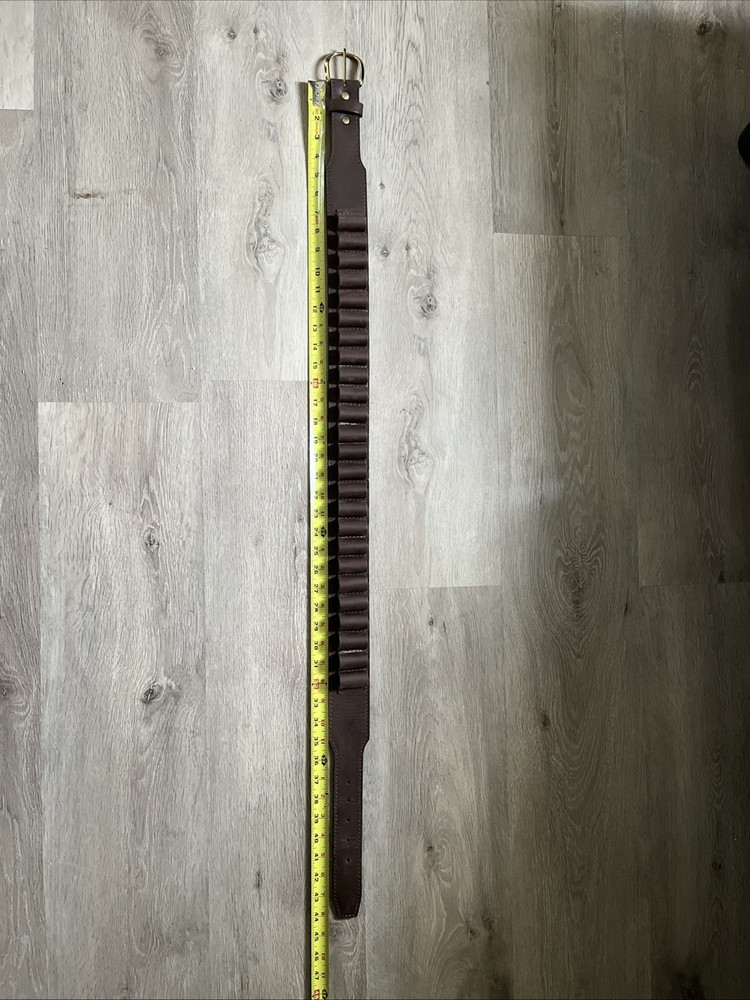 20 Gauge Leather Shot Shell Belt