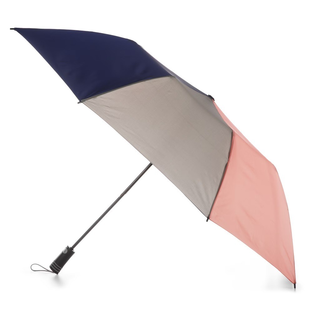 Recycled Canopy Automatic Open Vented Windproof Golf Umbrella with Sun