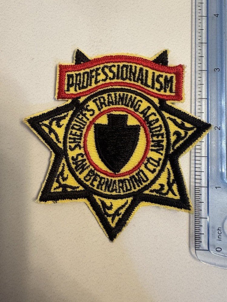San Bernardino County California Sheriffs Training Academy Patch