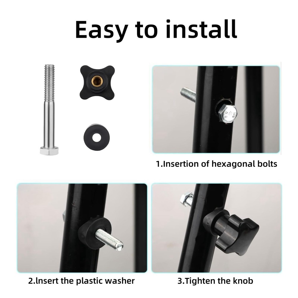 SZHSYJY Universal Black Replacement Knobs for Rollator Walker - 2 Sets