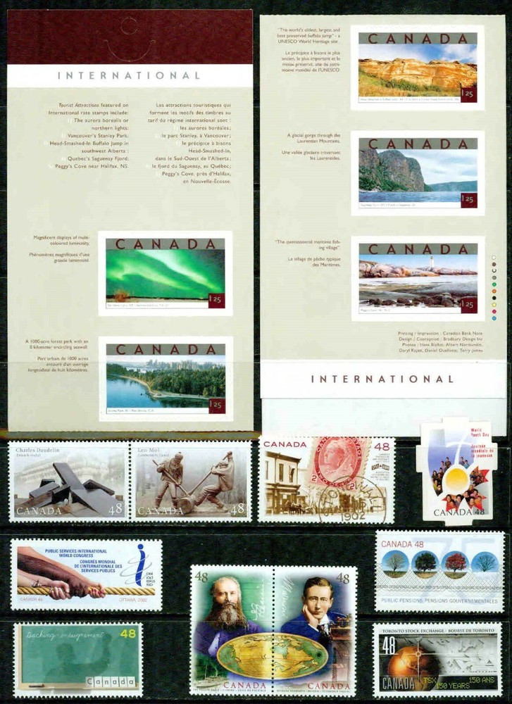 CANADA COMPLETE YEAR 2002- VF**