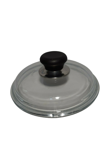 Pyrex Clear Lid With Black Handle, 6.25" Lip, 6.5 O.D.