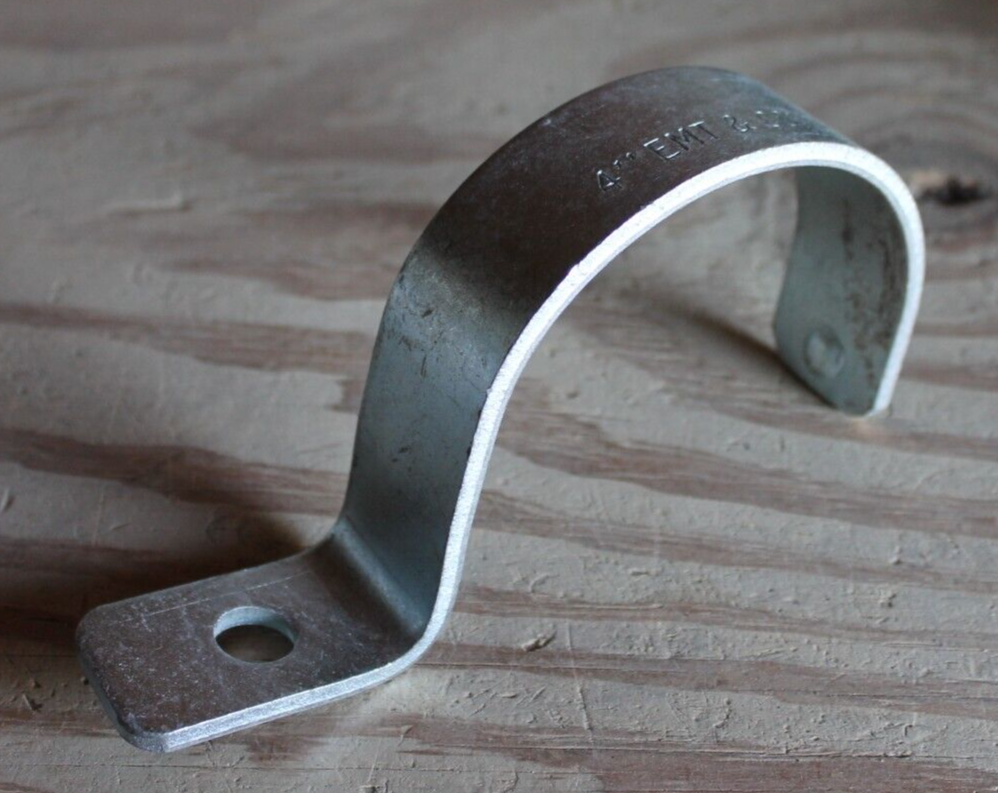 Unbranded Smooth 4" 1-Hole Pipe Strap