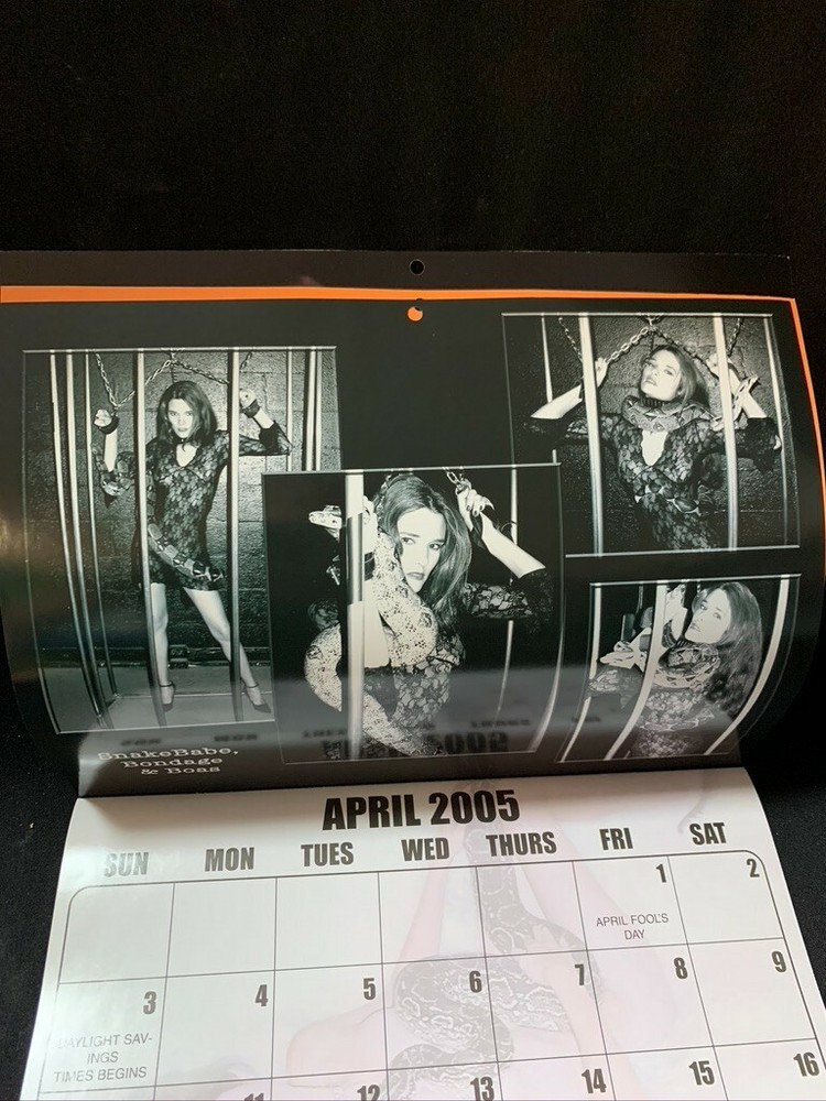 2005 Calendar Autographed Maria the SnakeBabe