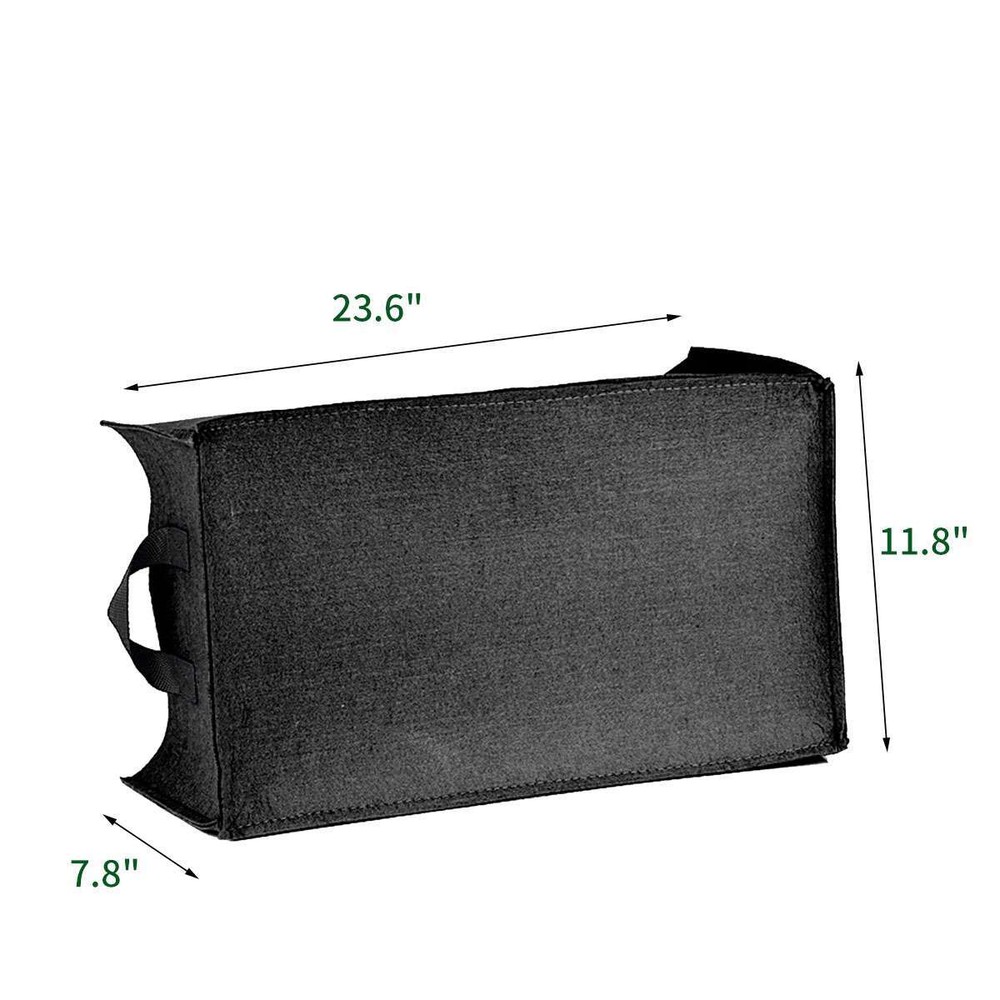 Thickened Fabric Grow Pots Round 100 Gallon/ Rectangular Plant Pots Grow Bags