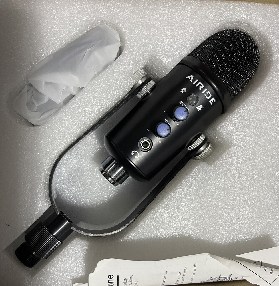 AIRIDE K-7 Condenser Microphone Black Plug N Play