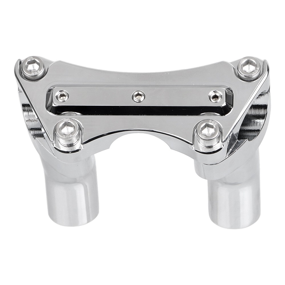 Chrome 3.5" Pullback Handlebar Riser Top Clamp For Harley Dyna Low Rider V-Rod