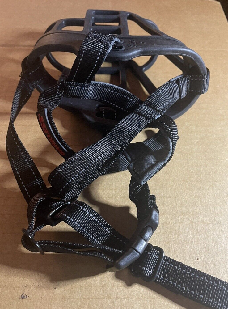 Dog Muzzle, Soft Silicone Basket Muzzle for Dogs, Allows Panting and Drinking