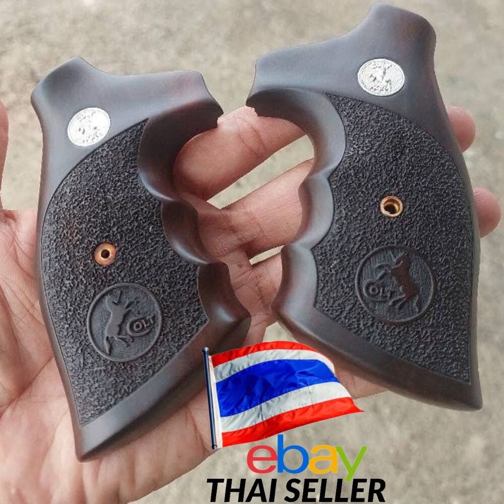Grip for Colt Python / anaconda Handcraft pistol .357 WOOD mount Auspicious