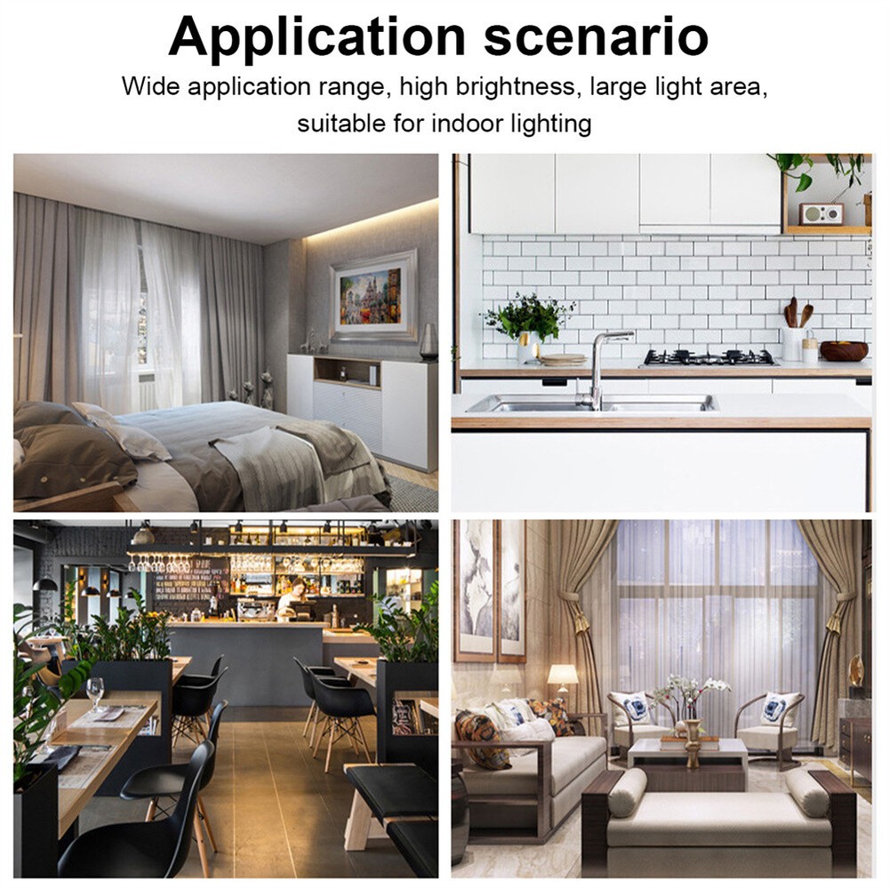 E27 LED Garage Light Bulb 28W Deformable Ceiling Fixture Lights Workshop Lamp