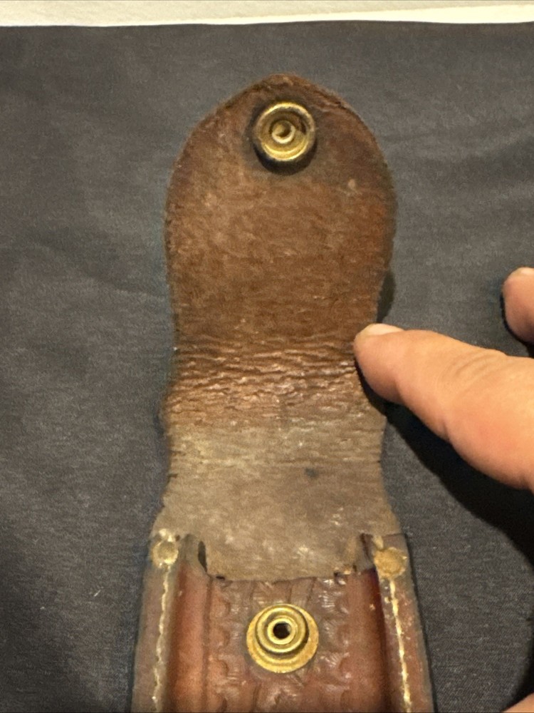 Vintage Case XX Folding Hunter Brown Leather Sheath ONLY