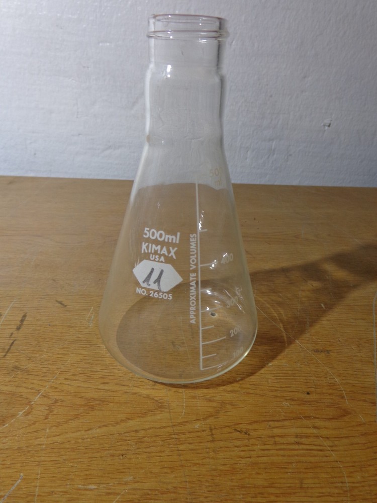 500mL Kimble KIMAX USA Thick Glass Filter Flask 26505