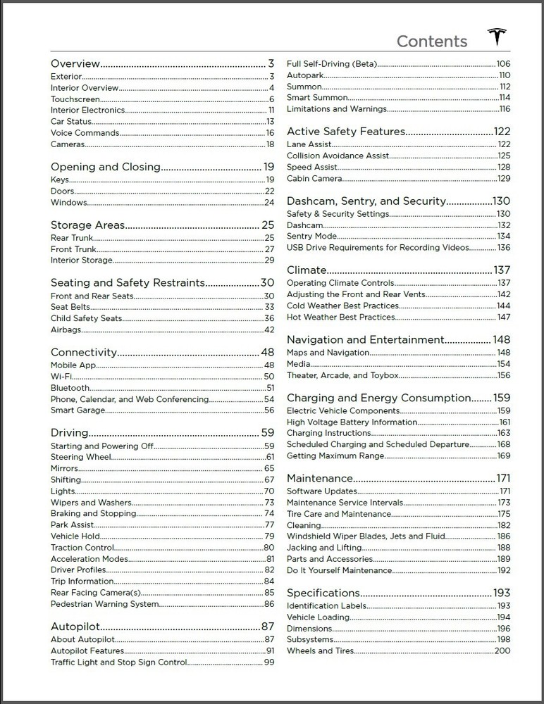 Tesla Model 3 (2024) Owners Manual: 286 Pages Software Version: 2023.44.30